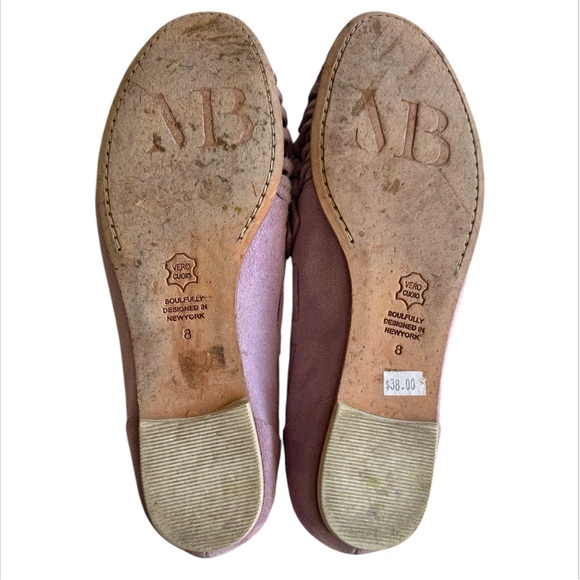 Size 8 Matt Bernson Lavender Suede Huaraches - Picture 8 of 14